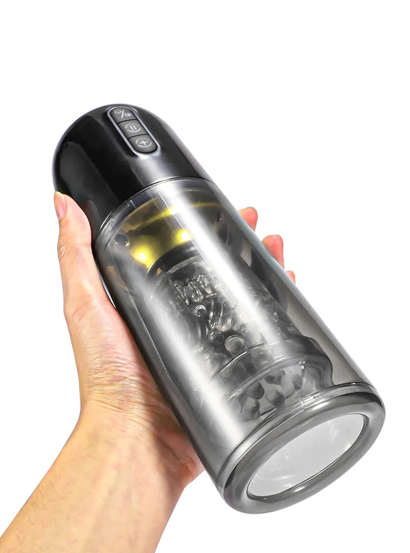 Automatic Blowjob Machine 3 Speed 8 Modes Rotation Stroking Male Masturbator